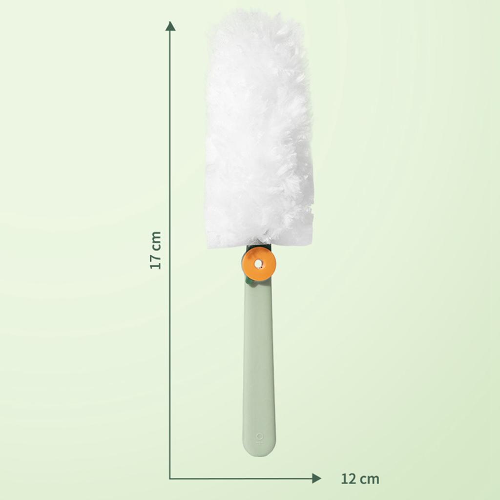 Hand Duster Electrostatic Adsorption Washable Replaceable Cleaning Fibers Telescopic Duster for