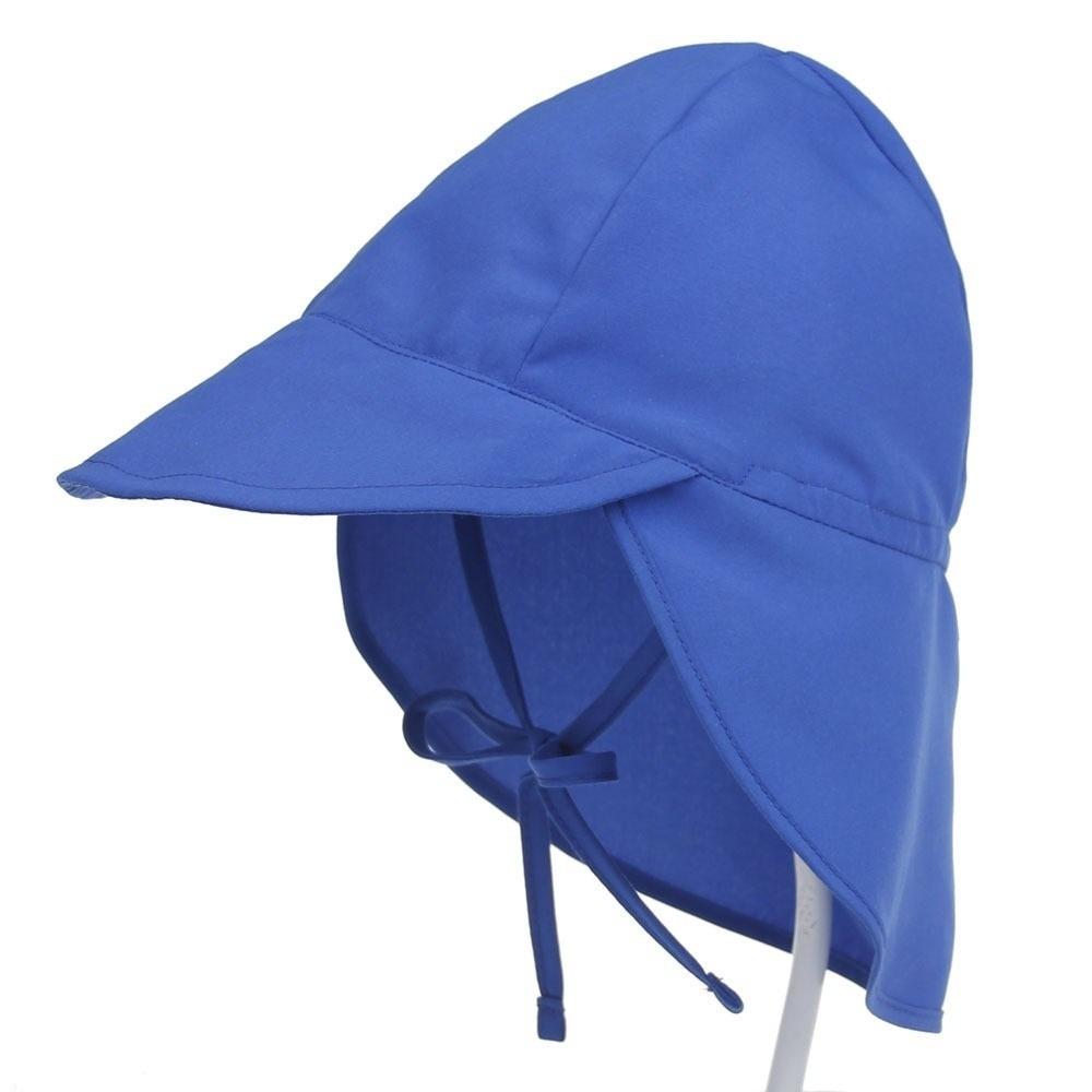 Panama Cap Breathable Bucket Hat Solid Color Children's Visor Hat Solid Color Sunshade Hat Boy