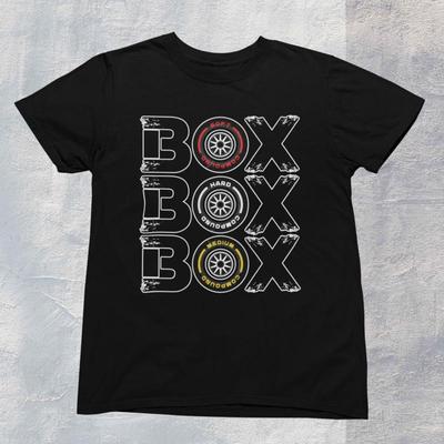 Formula Pit Stop BOX T Shirt Tyres Premium Quality