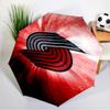 Portland Blazers Artwork Umbrella 8-Frame for Travel, Camping, Casual Lightweight Portable Umbrella, Essential for Every Family Holidays Gift
