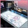 Virtual Idol Cute Nekomata Okayu  Desk Accessories Mouse Pad NonSlip Rubber All Size Edge Locking  Esports Keyboard Pad