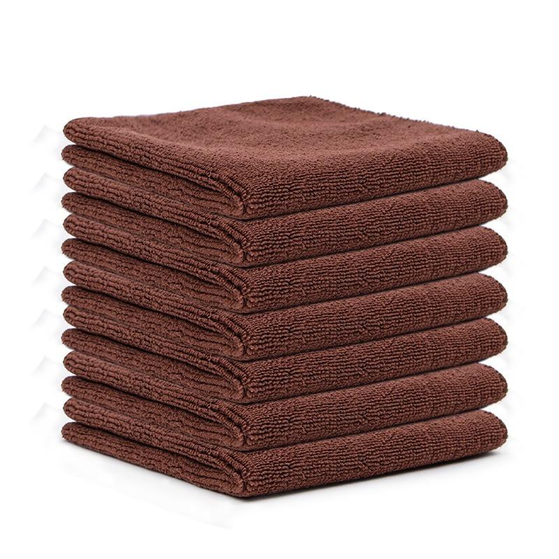 5Pcs 30x30cm Square Water Absorbing Kitchen Dishwashing Towels Household Car Cleaning Cloth Multifunctional Rag