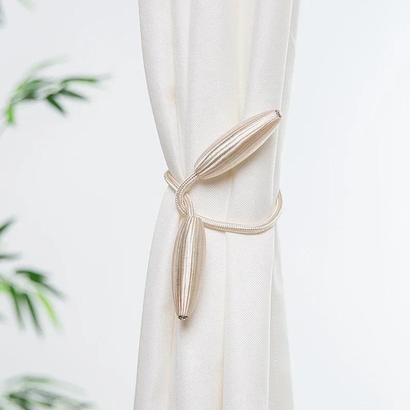 2024 Novo Clipe de Cortina Suportes de Cortina Fivela de Amarração Clipes Fivela de Bola Pendurada Amarração Acessórios de Cortina Decoração de Casa de Natal