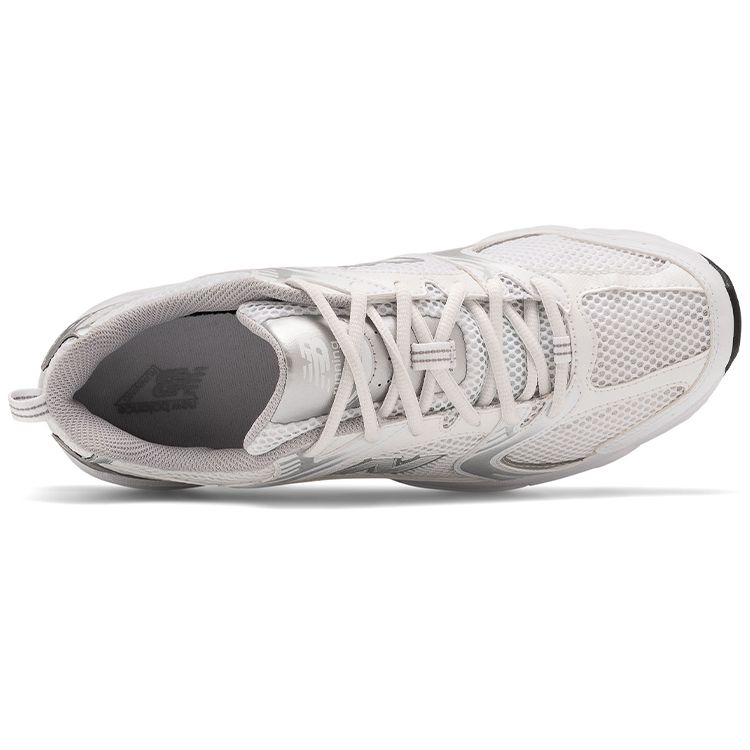 New Balance 530 Bianco Argento Sneakers Uomo Munsell-Bianco Argento-Metallico MR530EMA