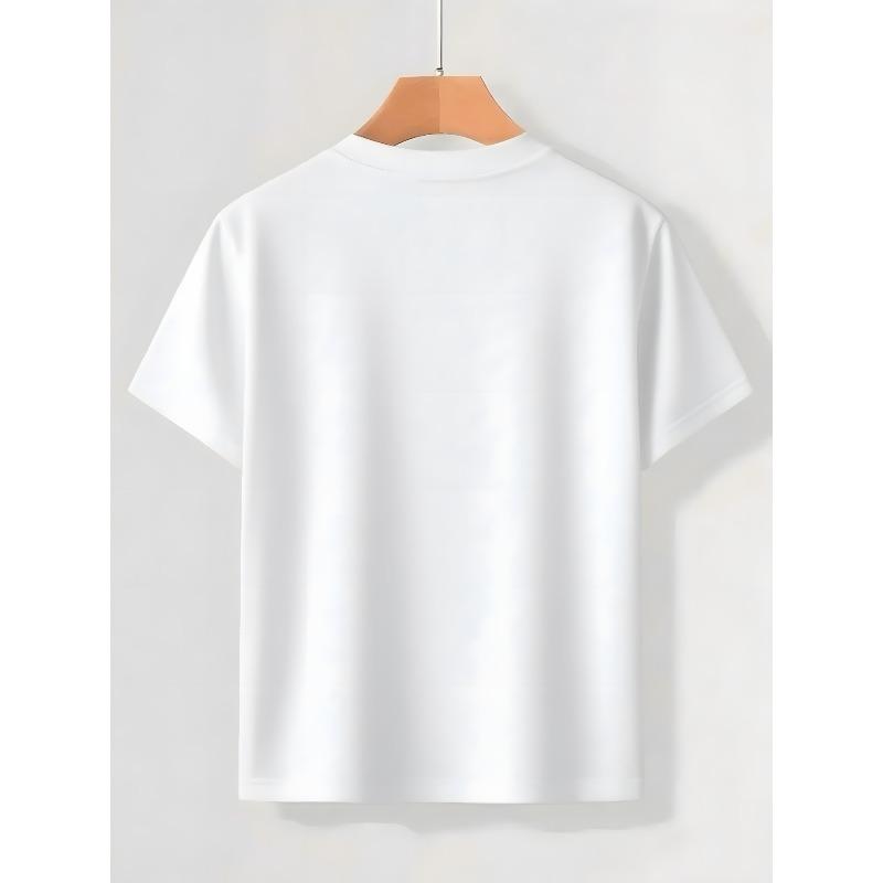 European Sizes Girls Short Sleeve Casual Airplane Illustration Graphic Tee with Magic Text Print Kids Wear Trendy Casual Wear for Girls