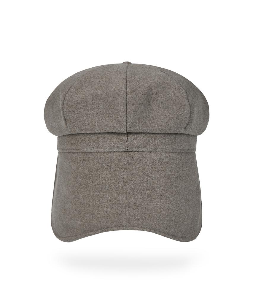 Bajal Va Studded Fly Newsboy Cap Beige