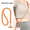 Handy-Lanyard Verstellbares Crossbody-Nackenband Seil mit Edelstahl-Pads Anti-Verlust Anti-Diebstahl Geflochtenes Seil