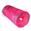 Cat Tunnel Toy Funny Pet 2 Holes Play Tubes Balls Collapsible Crinkle Kitten Toys Puppy Rabbit Playing Tunnel Tubes