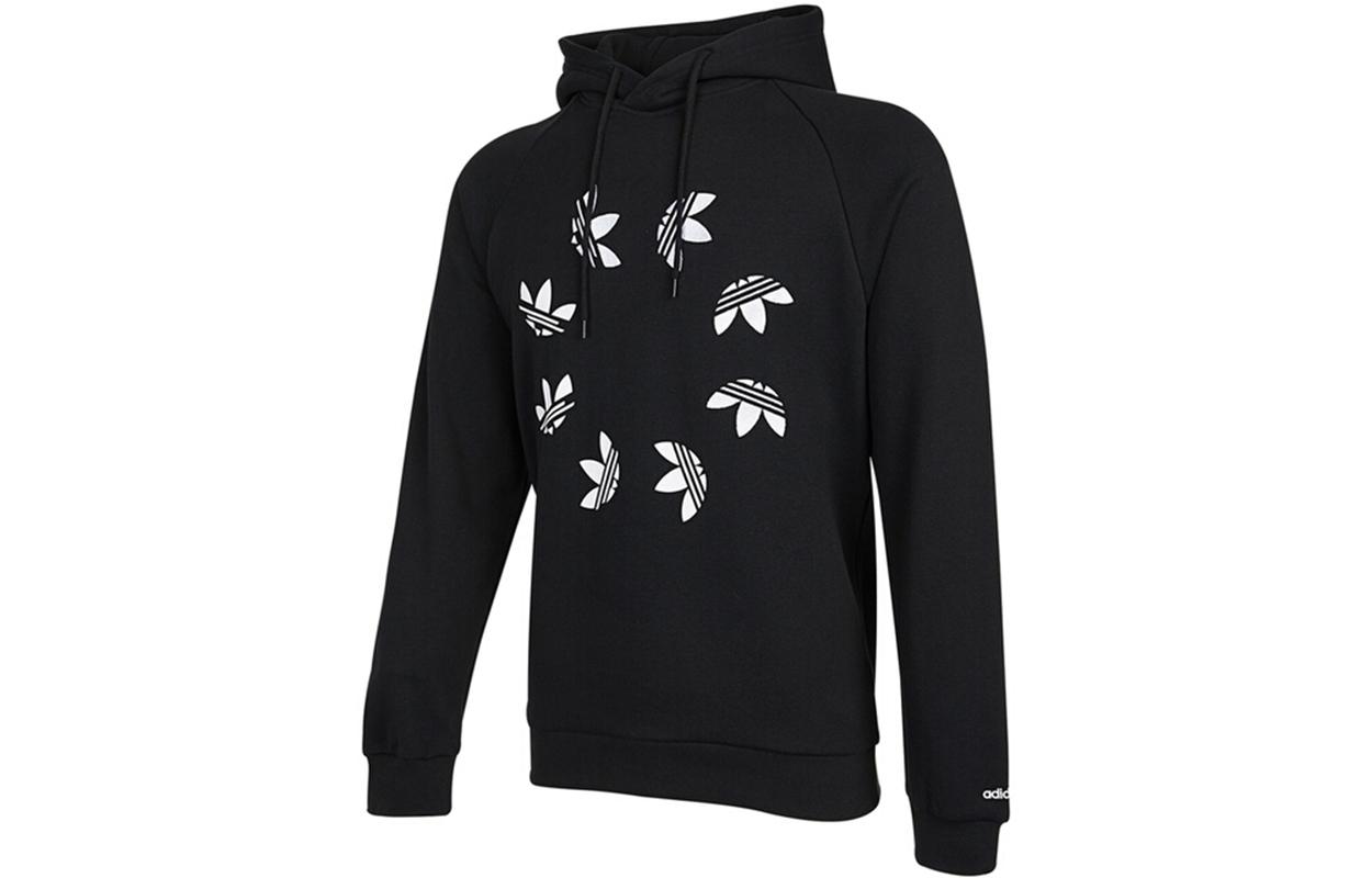 Adidas Originals Shattered Trefoil Sweatshirt Men s Black H37736 M