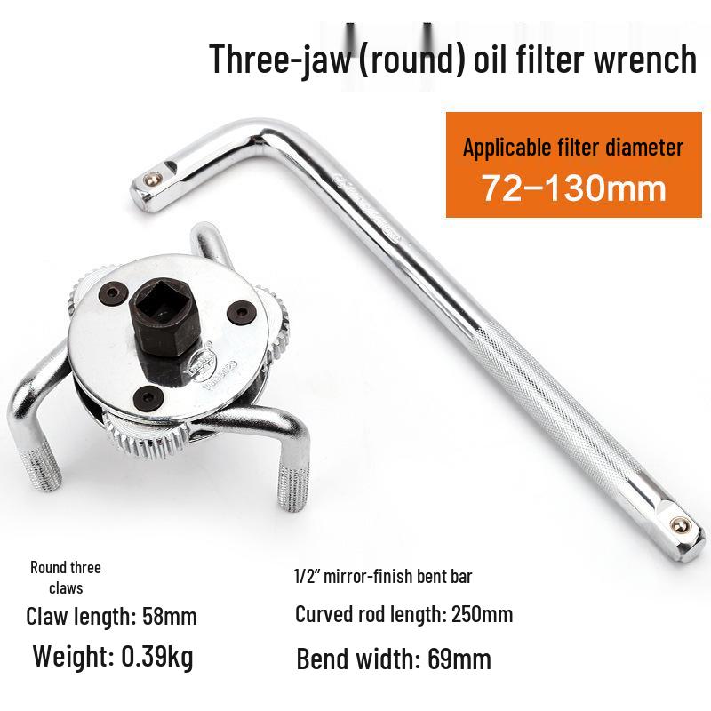 Non-slip Oil and Water Filter Wrench Tool