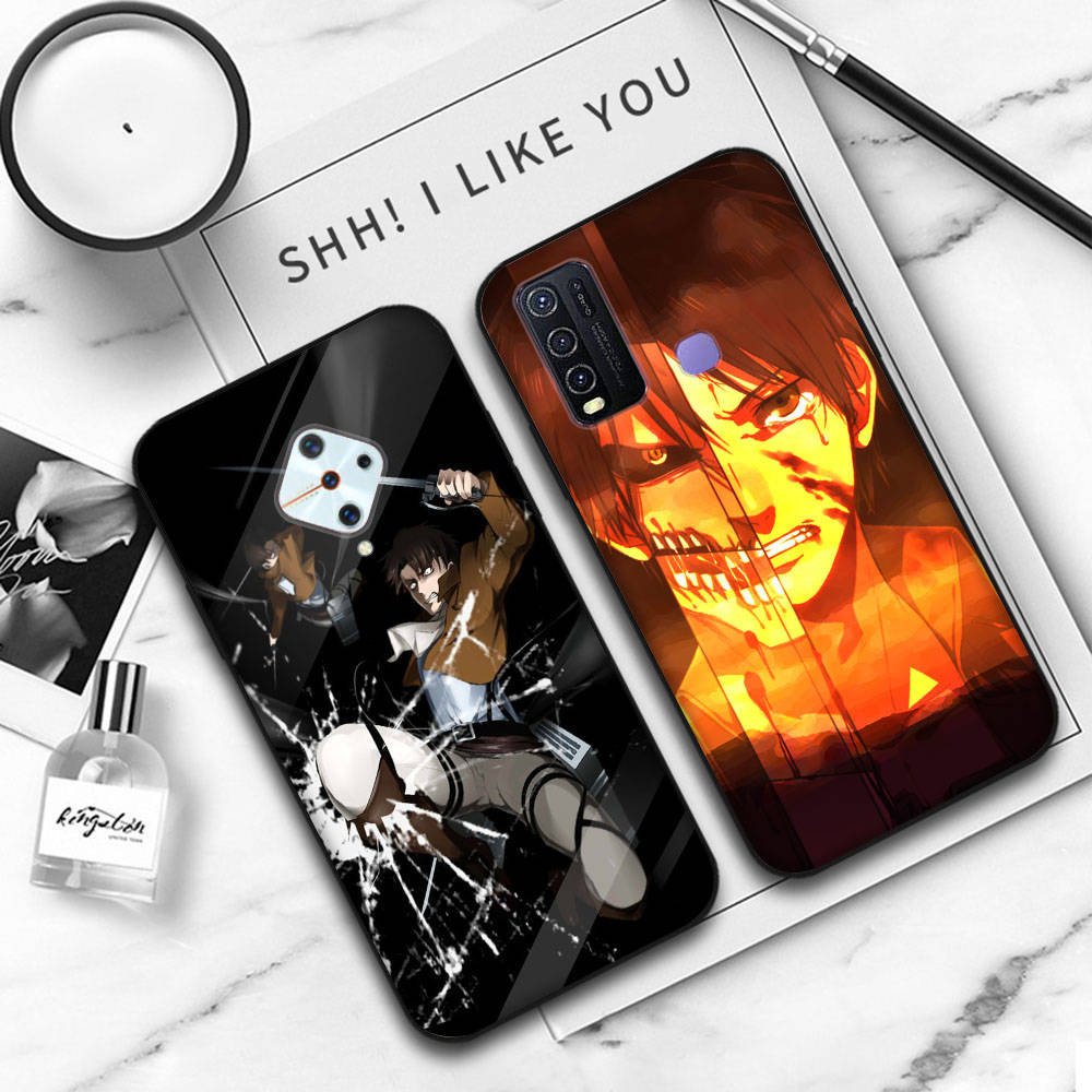 JW87 Attack on Titan Black Soft Case for OPPO Reno 8 6 5 4 Pro Plus Find X3 A17 A3 A31 A38 A40 A53 A54 A55 A74 A76 A78 A77 A80 A94 A95 A96 Lite