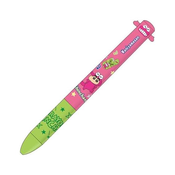 Funbox Crayon Shin-chan Oil-Based Ballpoint Pen Mimi Pen Wani-yama-san 2-Color Ballpoint Pen Red/Black