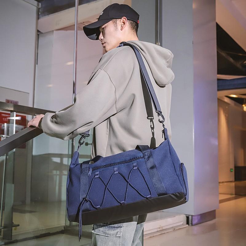 Travel Bag Women's Short-distance Portable Large-capacity Dry Wet Separation Sports Fitness Can Be Covered With Pull Rod Luggage
