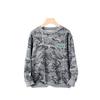 Spring and Autumn Korean Style Kidsren's Casual Sweatshirt Medium and Large Kidsren's Embroidered Camouflage Pullover Boys' Long-Sleeved Sweatshirt