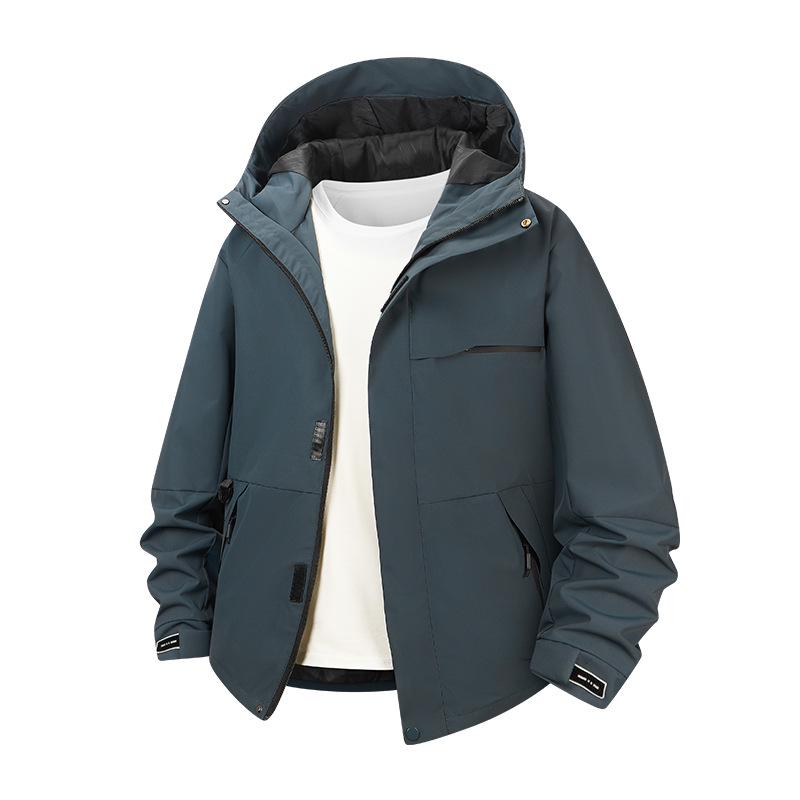 Unisex 3-in-1 Windproof Waterproof Mountaineering Jacket with Fleece Liner for Autumn and Winter