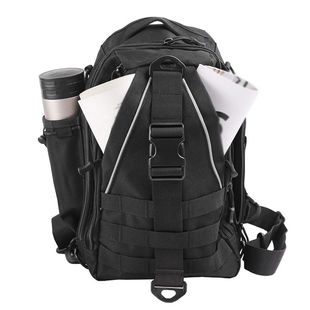 Mens Fanny Pack, Tactical Backpack Outdoor Chest Bag Shoulder Pack Hiking Climbing Shoulder Bags Hunting Daypack Single/Double S