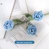 Hand-Knitted Multi-Headed Wool Rose - Qixi Festival Creative Gift Simulation for Birthdays