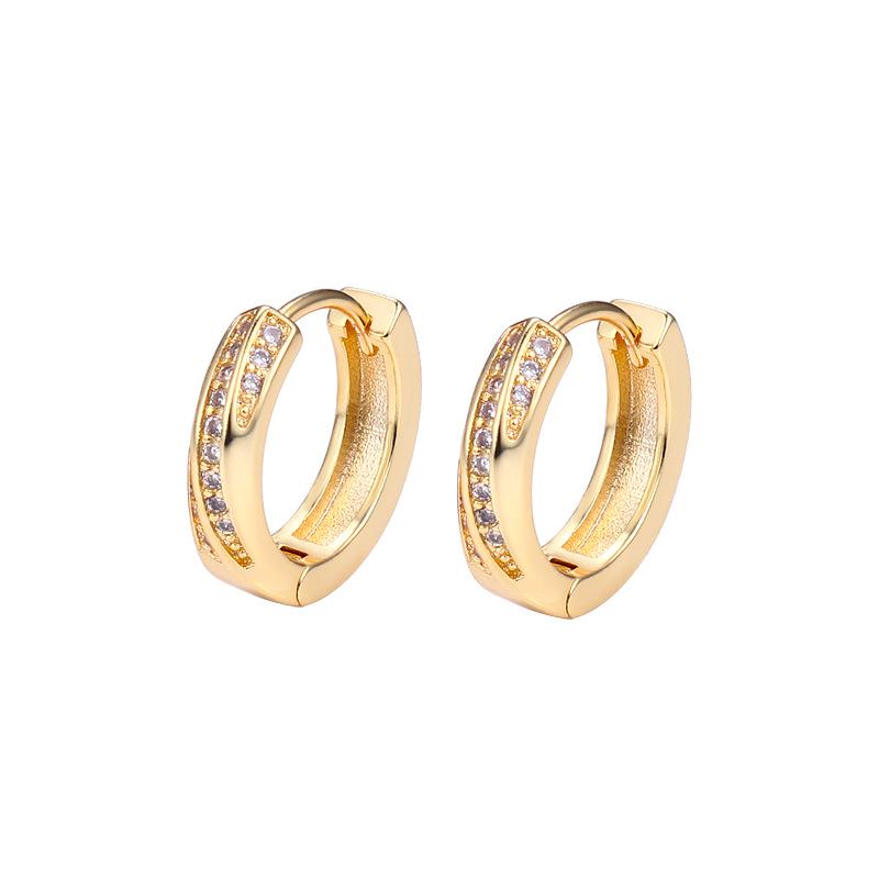 

Европейско-американские сверкающие циркониевые геометрические серьги - Универсальные и стильные аксессуары для женщин