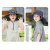 Quick Drying Hat for Kids with Cooling Fan Solar Powered Fisherman Hat Breathable Sunproof Caps for Outdoor Activity
