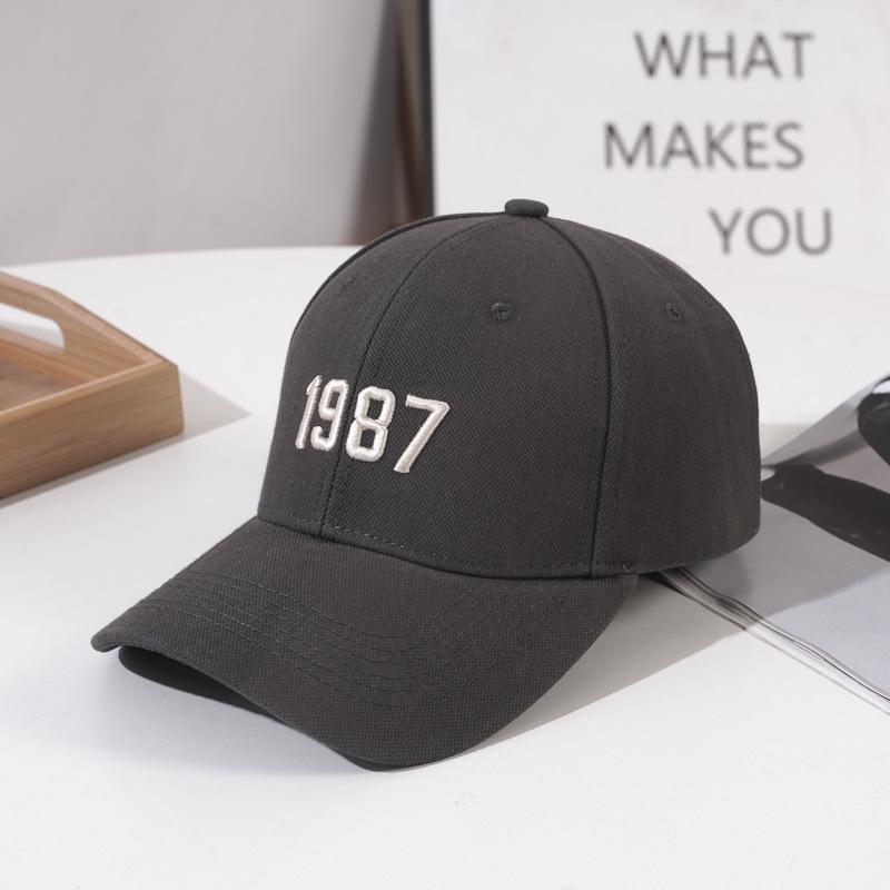 Fashion Hat Women's Summer Deep Top Hardtop Baseball Cap Korean Edition Tide Letter Embroidery Shade Cap