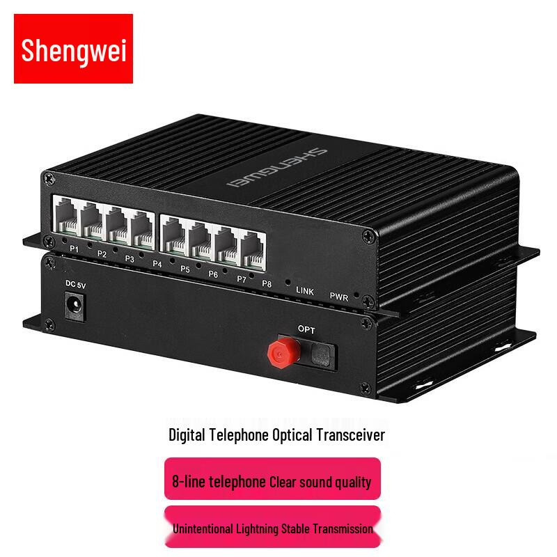 Shenwei Digital PCM Voice Telephone Optical Transceiver