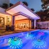 1-2Pack Solar Floating Pool Lights RGB Colour Changing Waterproof Pond Lights for Swimming Pool Yard Path Patio Garden Decor