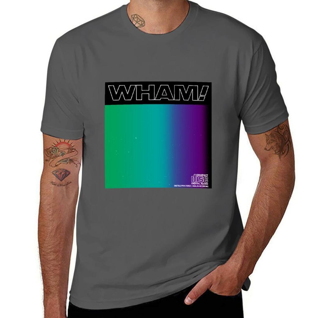 Wham Music From The Edge Of Heaven T-shirt Utility Werk Top met Korte Mouwen