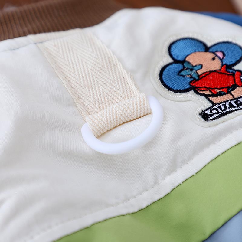 For dogs, winter clothes can be towed four-legged winter clothes, outdoor anti-dirty cotton clothes, Schnauzer warm cotton clothes.