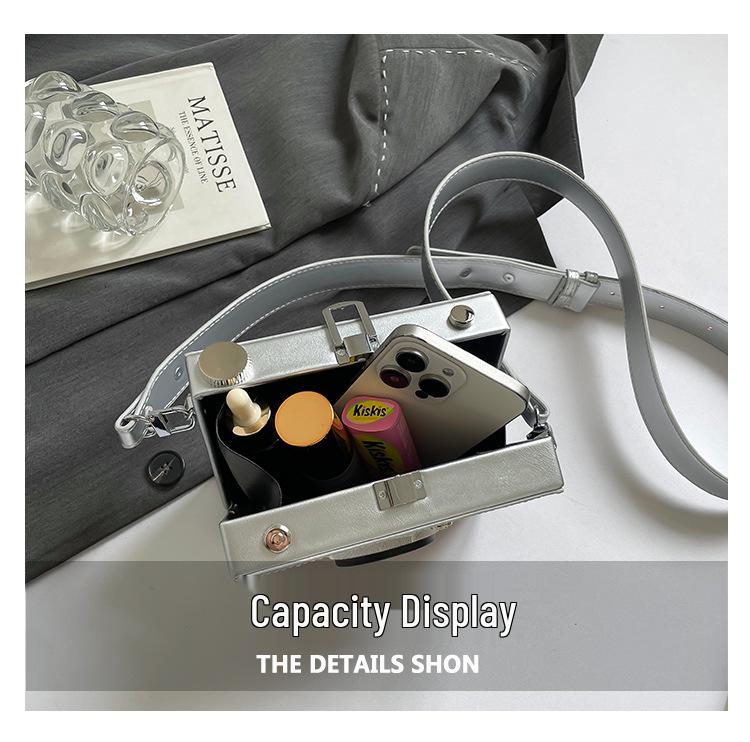 Unisex Korean Fashion Crossbody Bag - Influencer Style Radio Shoulder Box Bag