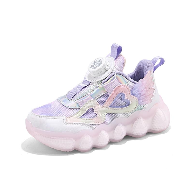 Hot Selling Young Sneakers Fashion Rotating Buckle Outdoor Walking Shoes Winter Warm Thick Soled Anti-friction Kids Casual Shoes