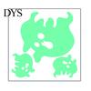 Luminous Bat Decorations for Home Halloween Glow in The Dark Wall Stickers, Ghost Hand And Party Background Supplies Decals, Horror Theme Removable