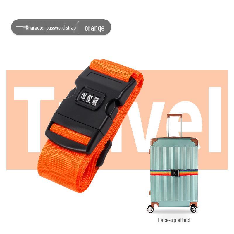 Polypropylene One-Word Luggage Strap for Suitcase Reinforcement with Wheels