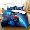 3D Print Spel Mass Effect Comfortabele Dekbed Dekbedovertrek Kussensloop Beddengoed Set Kinderkamer Decoratie Huis Textiel