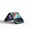 Orange Fruit Watermelon Case for Samsung Galaxy Z Flip4 Flip3 5G PC Hard Cell Phone Shell Z Flip 4 3 Black Zflip4 Zflip3 Cover