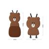 Car Cushion Breathable and Refreshing Cartoon Comfortable Car Seat Cushion for Car Brown Bear
