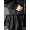 DIMANAF 2025 Plus Size Autumn Winter Plus Size Women Jackets Coat Long Sleeve Casual Loose Outerwear Black Zipper