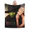 Wicked For Good Blanket  Super Soft Plush Throw for Kids and Adults Funny Flannel Bedspread for Couch Bed Cover