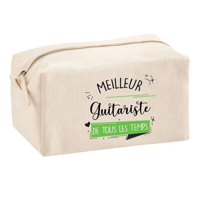 Trousse multifonction Meilleur Guitariste de tous les temps Cadeau Idée Personnalisé Original | Trousse Scolaire Fournitures Bureau