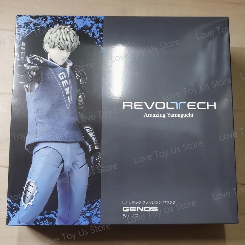 

New Ko Genos Anime Action Figures Kaiyodo Revoltech Yamaguchi One Punch Man Figurine Joint Movable Model Statue Toys Gifts