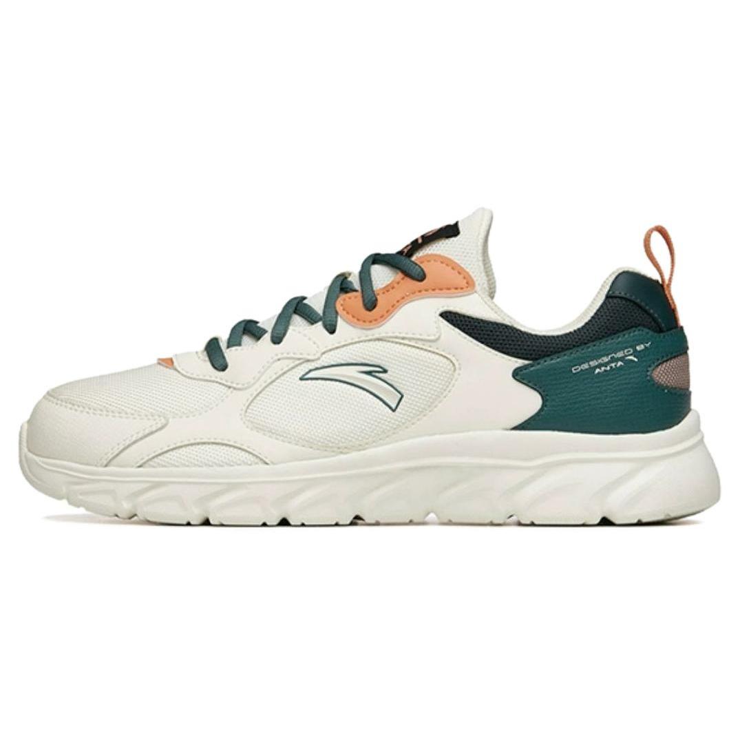

Anta Slip Resistant Low top Casual Shoes Men s White Green 912355566-1 44