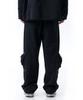 OHY String Pocket Track Pants-Black