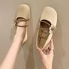 Fashion Shoes for Women Office Moccasins Slip-on Soft Bottom Chic and Elegant 2025 Trend Offer Spring 39 Woman Flats Korean Style Summer