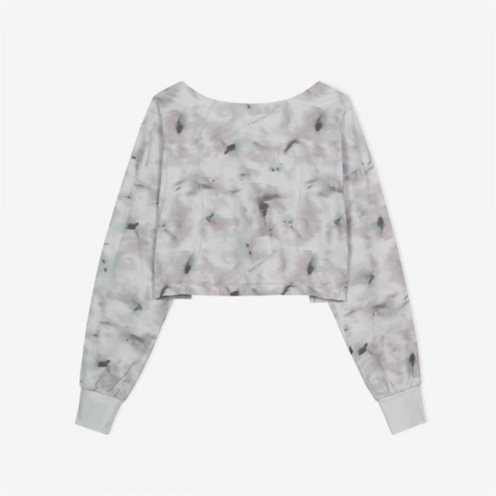 

NeW Balance CuTouT Crop Long Sleeve T shirT W B1 nbndf2W152 1.NBNDF2W152 16/S