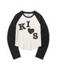 Kimseupeulesikoteunmakes Messi Kiss Raglan Long Sleeve T-Shirt Charcoal (White)