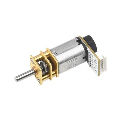 Motorreductor Motor de reducción precisa 200 RPM Motor eléctrico Engranaje de desaceleración con conector de 6 pines Hall magnético