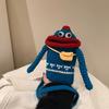 Handmade Crochet Ugly Cute Phone Bag, Funny Cartoon Knitted Crossbody Purse For Women, Mini Shoulder Phone Pouch