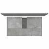 Vidaxl 2-Piece Bathroom Furniture Set, Concrete Grey