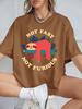 Not Fast Not Furious Sloth Prints TShirts Womens Summer Cotton Short Sleeve T Shirt Loose ONeck Soft Tops Casual Woman Clothes