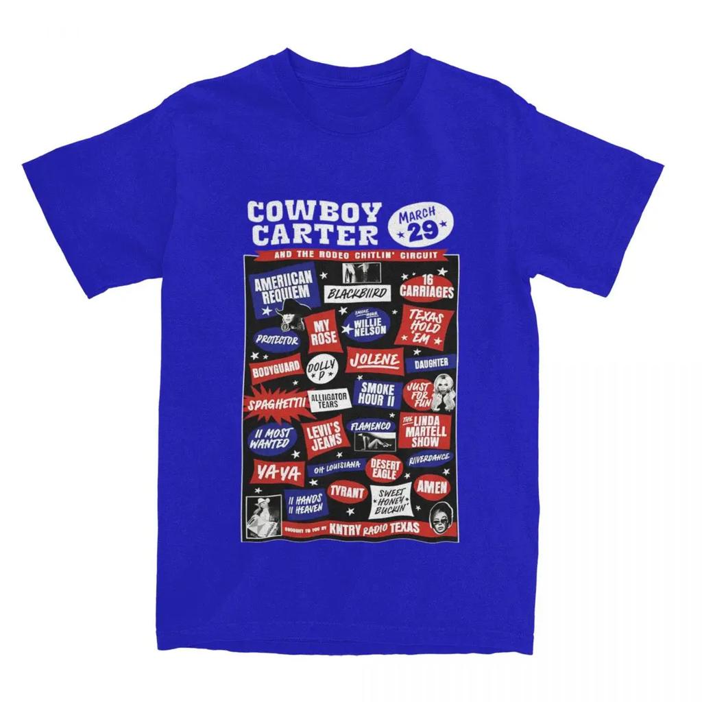Cowboy Carter Beyonce Men Women's T Shirt The Rodeo Chitlin Circuit Outfit Fashion Tee Shirt T-Shirt  Summer Clothing