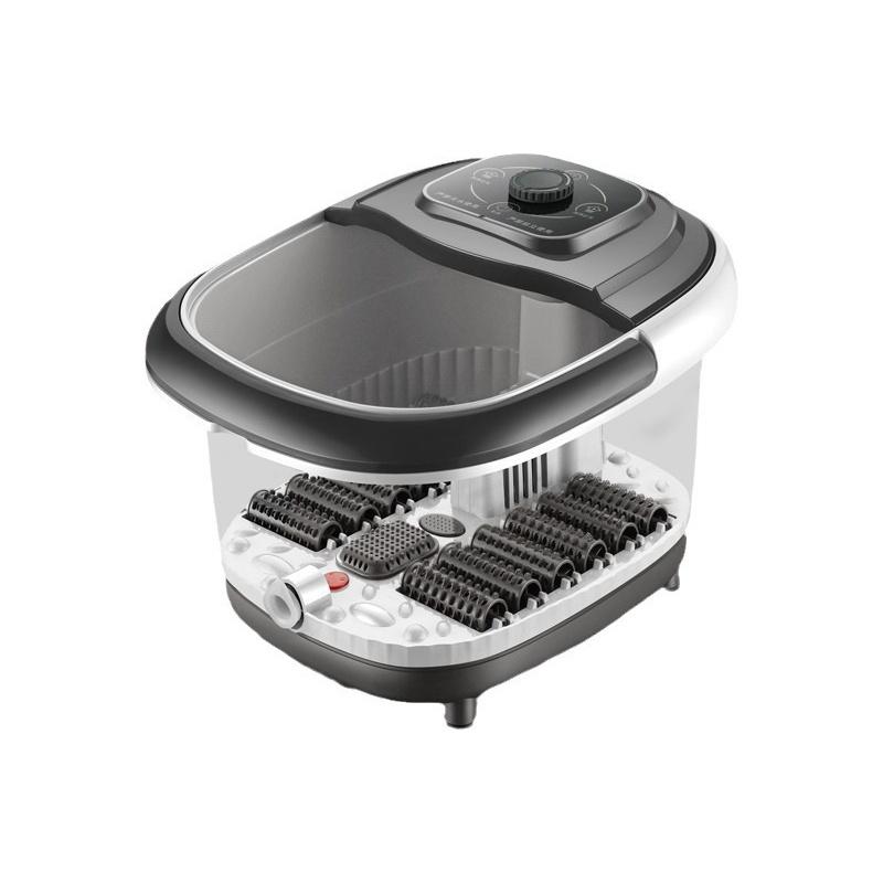 Household Fully Automatic Massage Heating Foot Bath Fumigation Foot Bath Bucket Electric Constant Temperature Foot Spa Basin чёрный